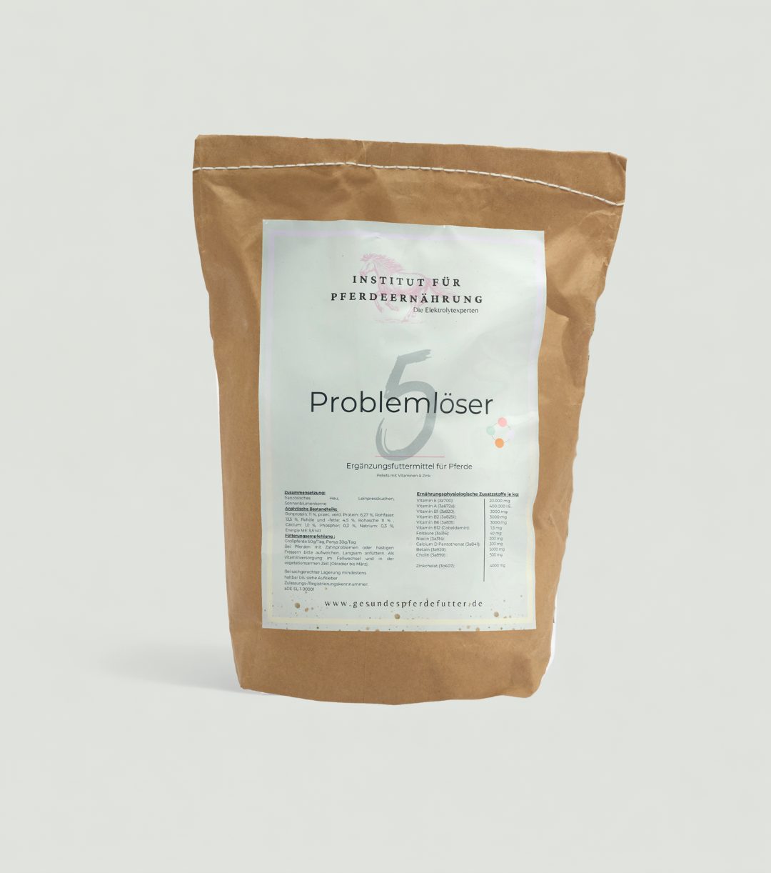No. 5 - Wiesenpellets mit Vitaminen & Zink für Pferde