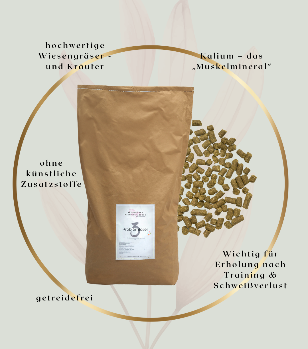No. 3 - PREMIUM-Pellets mit Kalium und Magnesium für Pferde