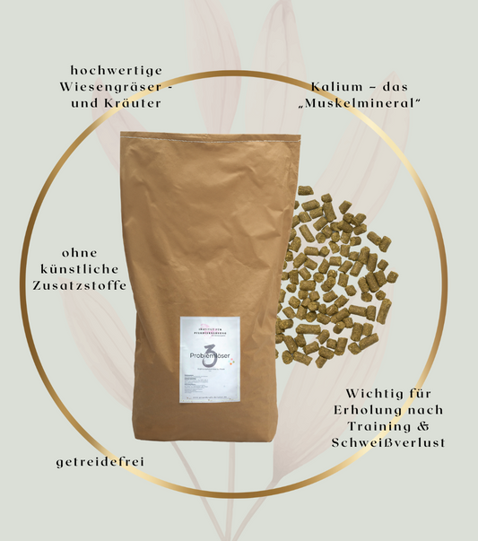 No. 3 - PREMIUM-Pellets mit Kalium und Magnesium für Pferde
