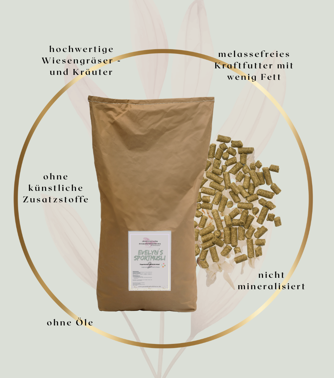 No. 2 - EVELYNS Sportmüsli - organisches PREMIUM-Müsli für Pferde