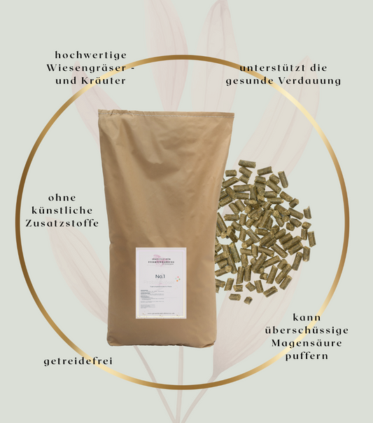 No. 1 - PREMIUM-Pellets mit Calcium für Pferde